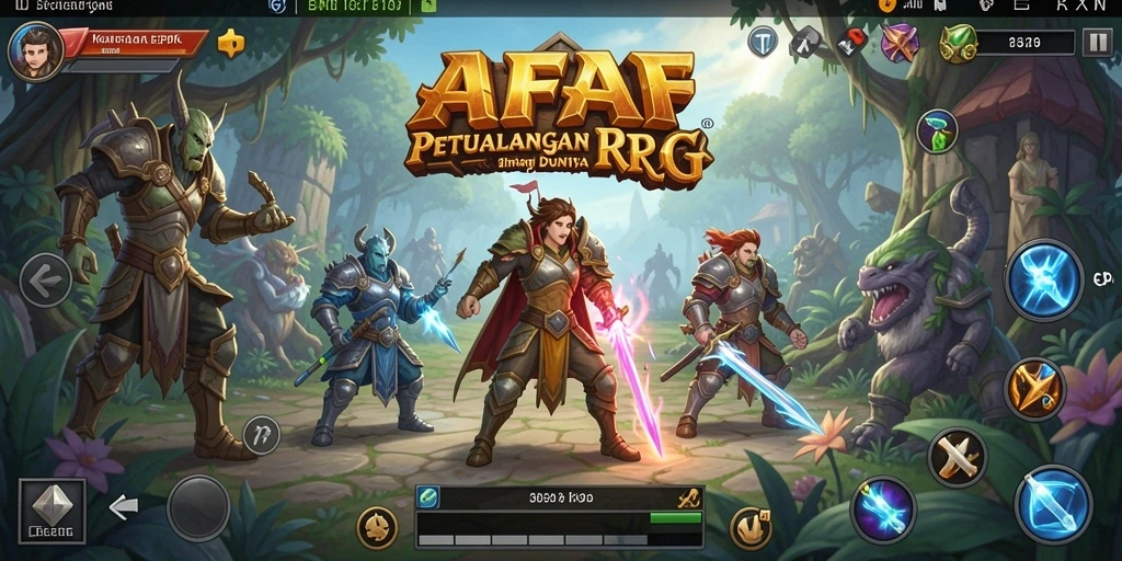 Tangkapan layar gameplay AFAF yang menampilkan pertempuran seru.