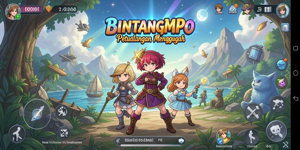 Gameplay seru dengan karakter anime yang menarik