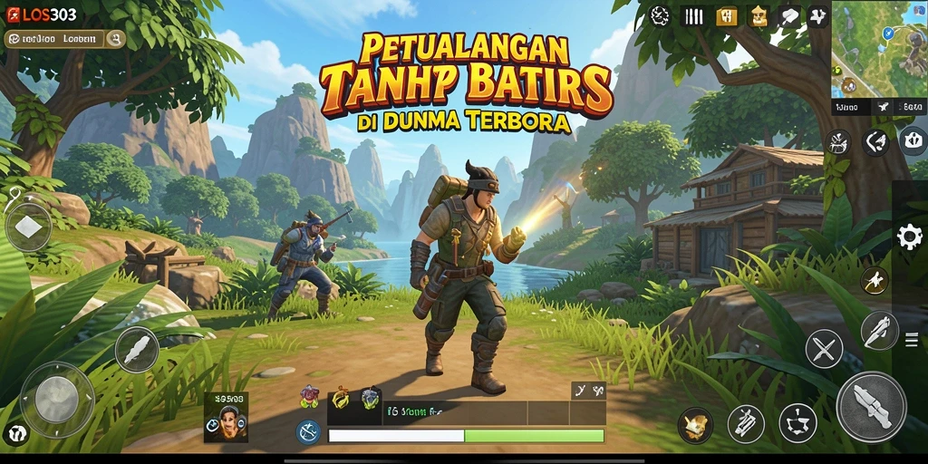 Tampilan gameplay menarik dari LOS303 di dunia Open World.