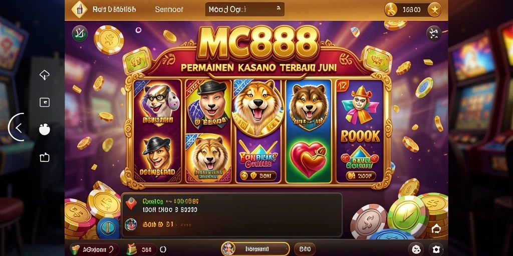 Tampilan gameplay menarik dari MC888 dengan berbagai pilihan permainan Kasino.