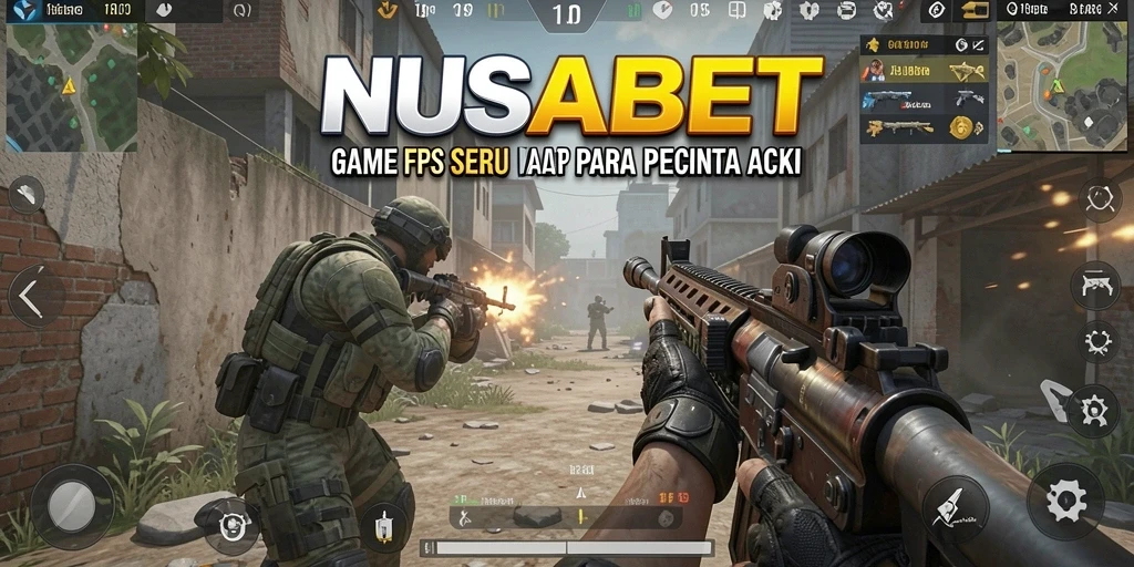 Tampilan aksi seru dalam NUSABET dengan grafis yang memukau.