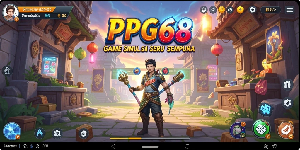 Tampilan gameplay PGG68 yang realistis dan interaktif.