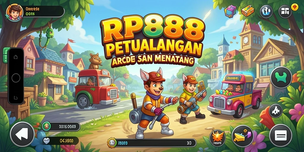 Tangkapan layar menampilkan gameplay seru RP888 yang penuh aksi.