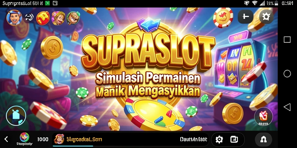 Tampilan menarik dari gameplay simulasi SUPRASLOT yang mengasyikkan.