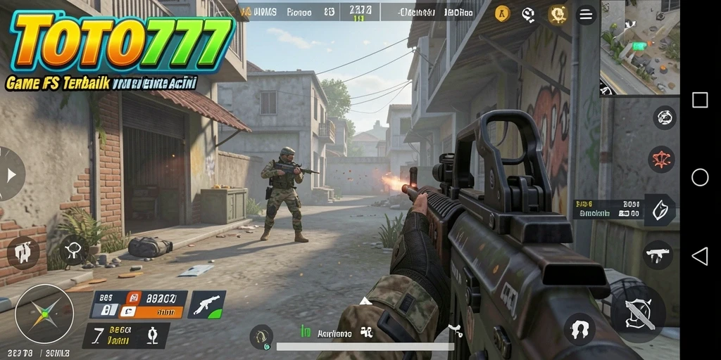 Gameplay mendebarkan TOTO777 dalam pertempuran FPS yang epik.