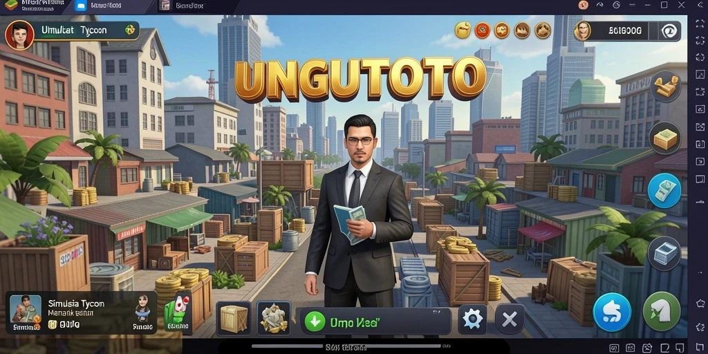 Tampilan menarik dari gameplay UNGUTOTO yang penuh strategi Tycoon.